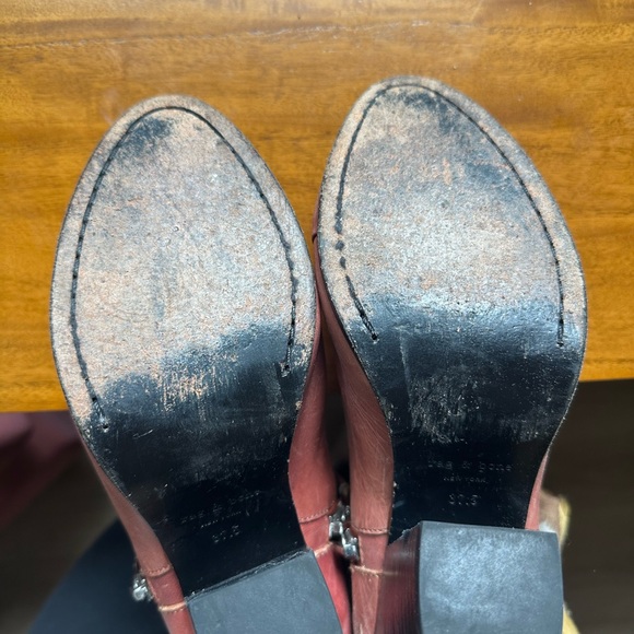 Rag & Bone Rust Boots Booties 37 - Picture 6 of 6